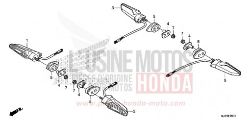 WINKER (CRF1000A/CRF1000D) CRF1000AH de 2017